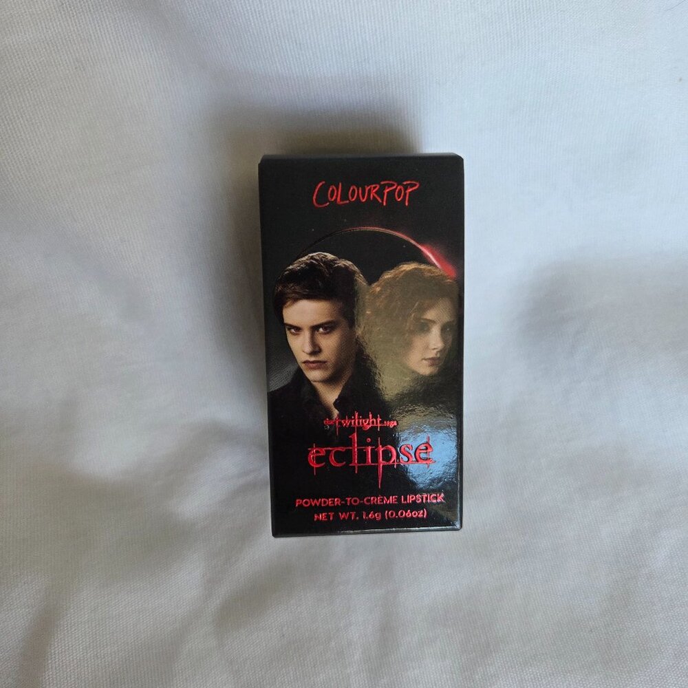 NEW ColourPop Cosmetics lipstick from The Twilight Saga: Eclipse collection